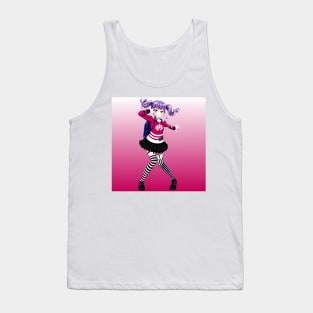 Cute Girl Game Art Tank Top